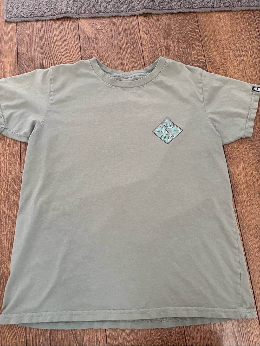 Women's Short Sleeve Salty Crew Tee - Sage Green